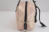 Authentic PRADA Nylon Tessuto Leather Shoulder Hand Bag Purse BN1134 Pink 3812J