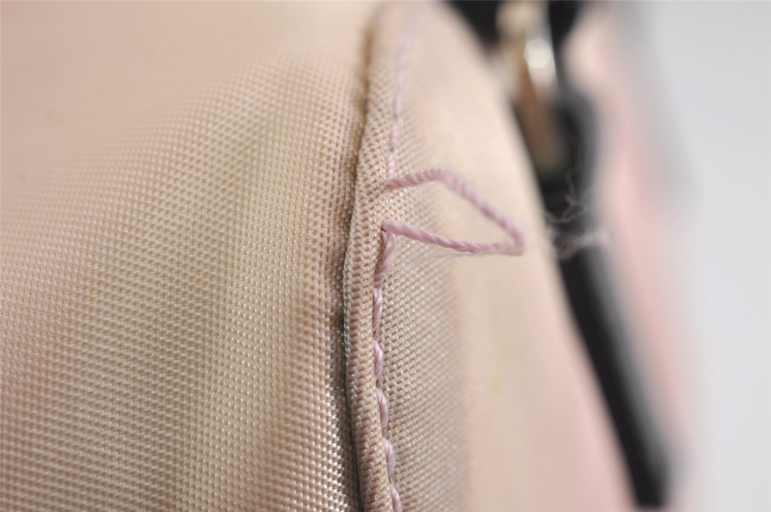 Authentic PRADA Nylon Tessuto Leather Shoulder Hand Bag Purse BN1134 Pink 3812J