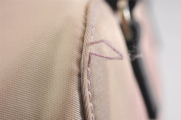 Authentic PRADA Nylon Tessuto Leather Shoulder Hand Bag Purse BN1134 Pink 3812J