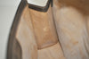 Authentic GUCCI Web Sherry Line Clutch Hand Bag GG PVC Leather Brown Junk 3813J
