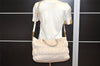 Authentic PRADA Nappa Gaufre Leather 2Way Tote Bag BN2076 Beige 3813K