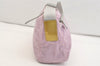 Authentic PRADA Nylon Tessuto Enamel Shoulder Cross Body Bag Purse Pink 3814J