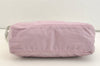 Authentic PRADA Nylon Tessuto Enamel Shoulder Cross Body Bag Purse Pink 3814J