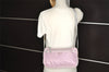 Authentic PRADA Nylon Tessuto Enamel Shoulder Cross Body Bag Purse Pink 3814J