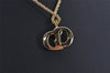 Authentic Christian Dior Gold Tone Chain Pendant Necklace CD 3816K