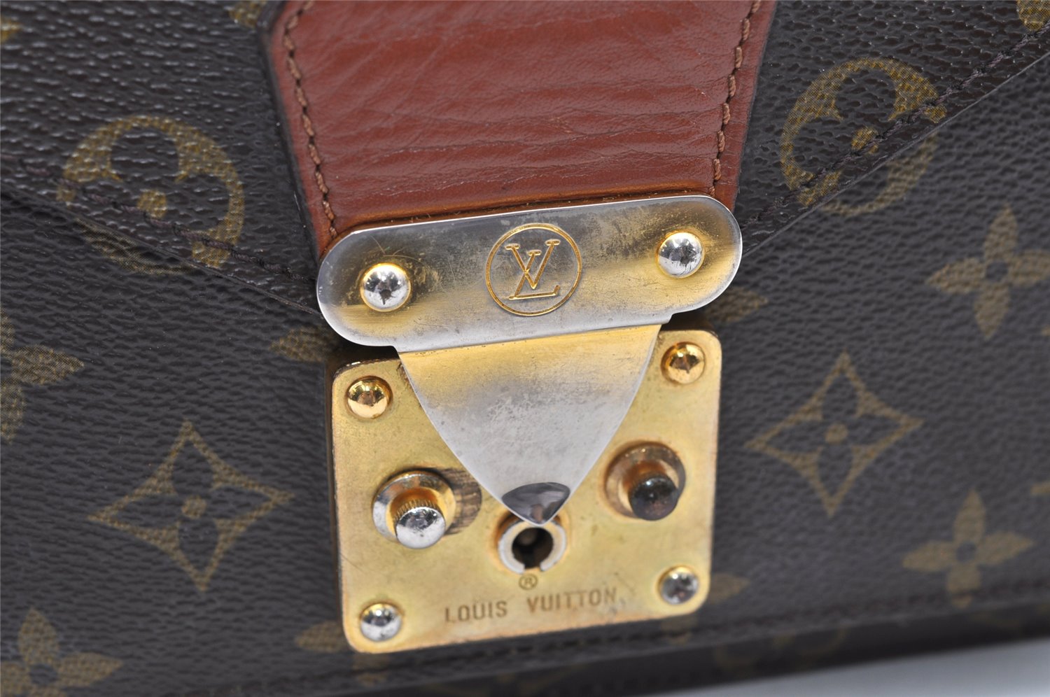 Authentic Louis Vuitton Monogram Monceau 2Way Shoulder Hand Bag M51187 LV 3819K