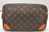 Authentic Louis Vuitton Monogram Compiegne 28 Clutch Hand Bag M51845 LV 3820K