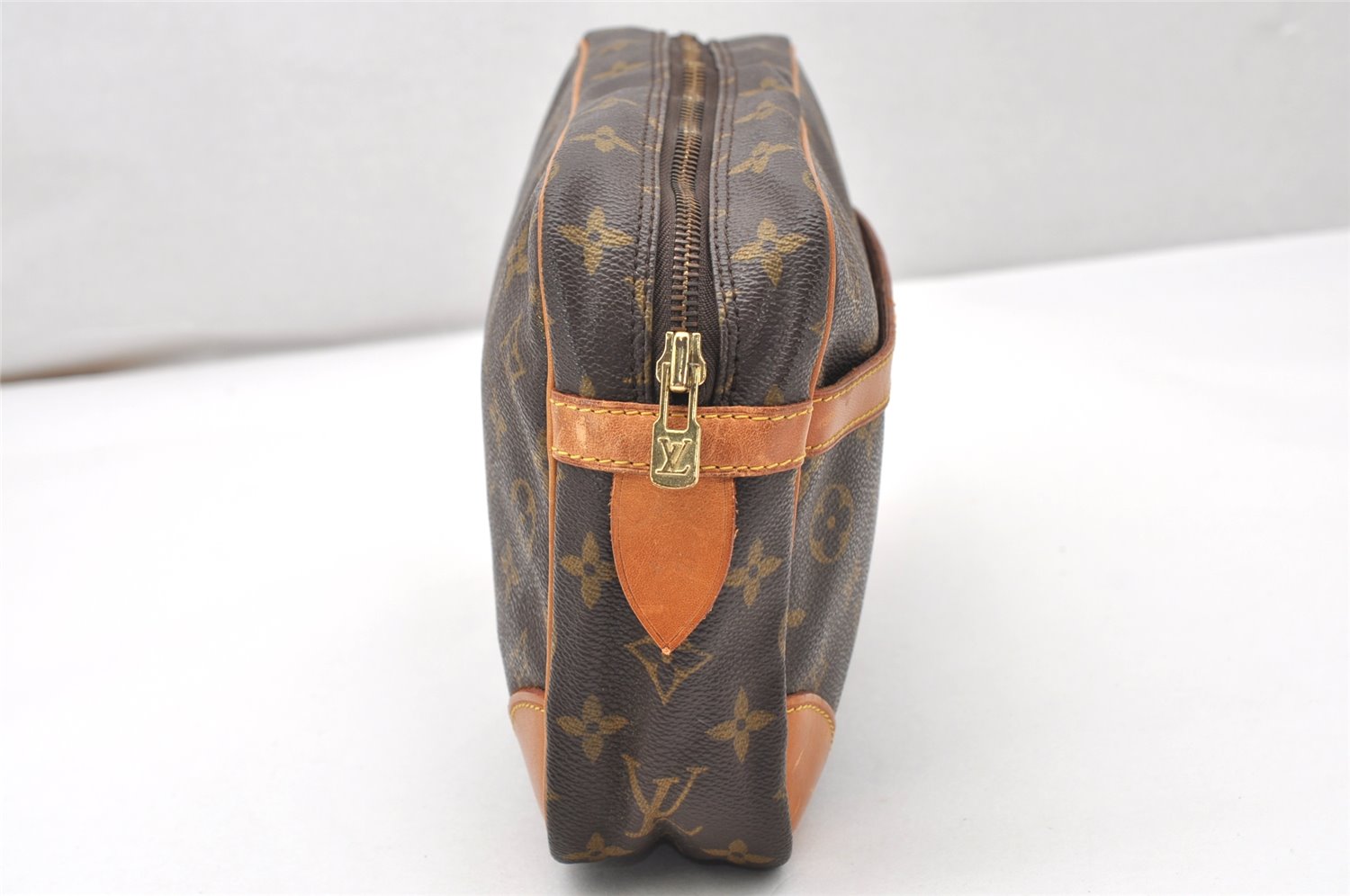 Authentic Louis Vuitton Monogram Compiegne 28 Clutch Hand Bag M51845 LV 3820K