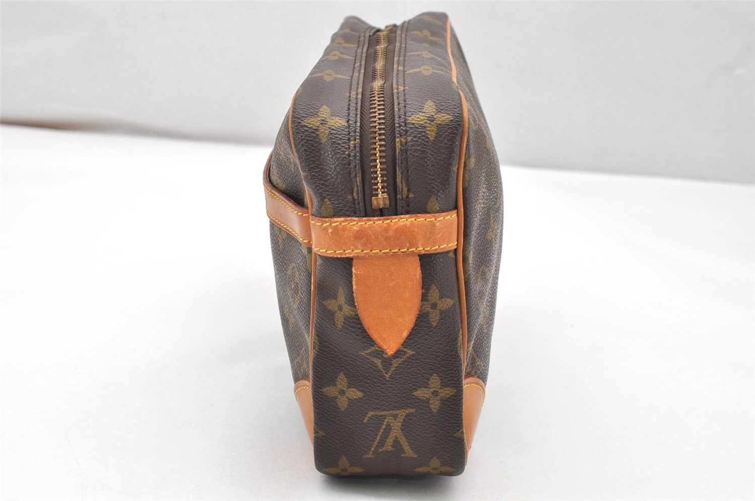 Authentic Louis Vuitton Monogram Compiegne 28 Clutch Hand Bag M51845 LV 3820K