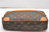 Authentic Louis Vuitton Monogram Compiegne 28 Clutch Hand Bag M51845 LV 3820K