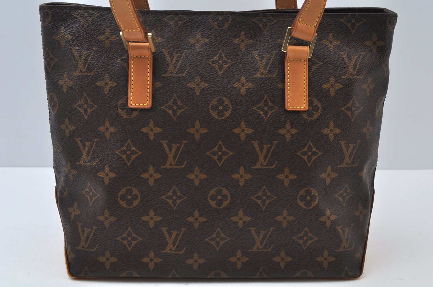 Authentic Louis Vuitton Monogram Cabas Piano Shoulder Tote Bag M51148 LV 3821I