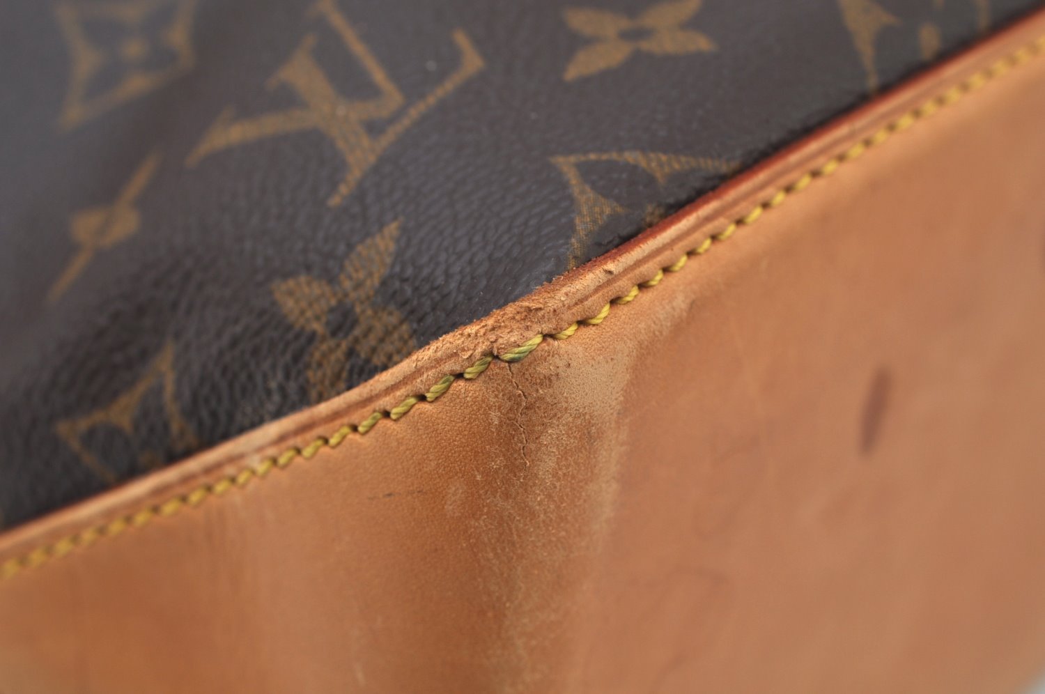 Authentic Louis Vuitton Monogram Cabas Piano Shoulder Tote Bag M51148 LV 3821I