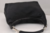 Authentic GUCCI Vintage Shoulder Hand Bag Nylon Leather Black 3821K