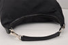 Authentic GUCCI Vintage Shoulder Hand Bag Nylon Leather Black 3821K