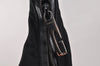 Authentic GUCCI Vintage Shoulder Hand Bag Nylon Leather Black 3821K