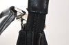Authentic GUCCI Vintage Shoulder Hand Bag Nylon Leather Black 3821K
