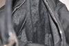 Authentic GUCCI Vintage Shoulder Hand Bag Nylon Leather Black 3821K