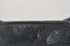 Authentic GUCCI Vintage Bamboo 2Way Shoulder Hand Bag Leather Black Junk 3822K