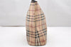 Authentic BURBERRY Vintage Nova Check Shoulder Tote Bag PVC Leather Beige 3823K