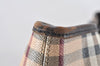 Authentic BURBERRY Vintage Nova Check Shoulder Tote Bag PVC Leather Beige 3823K