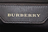 Authentic BURBERRY Vintage Nova Check Shoulder Tote Bag PVC Leather Beige 3823K