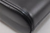 Authentic Cartier Vintage Sapphire Clutch Hand Bag Purse Leather Navy Blue 3824K