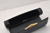 Authentic Cartier Vintage Sapphire Clutch Hand Bag Purse Leather Navy Blue 3824K