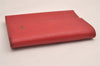 Authentic Louis Vuitton Epi Porte Tresor Etui Papier Wallet Red M63717 LV 3825J