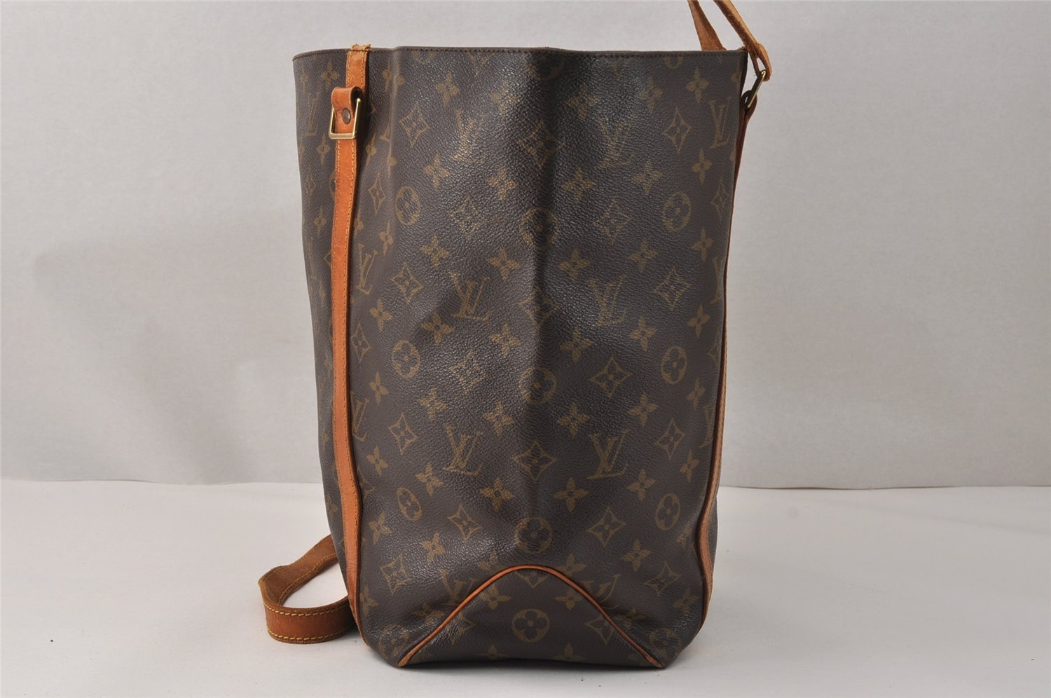 Authentic Louis Vuitton Monogram Sac Shopping PM Tote Bag M51108 Junk 3826K