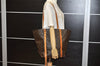 Authentic Louis Vuitton Monogram Sac Shopping PM Tote Bag M51108 Junk 3826K
