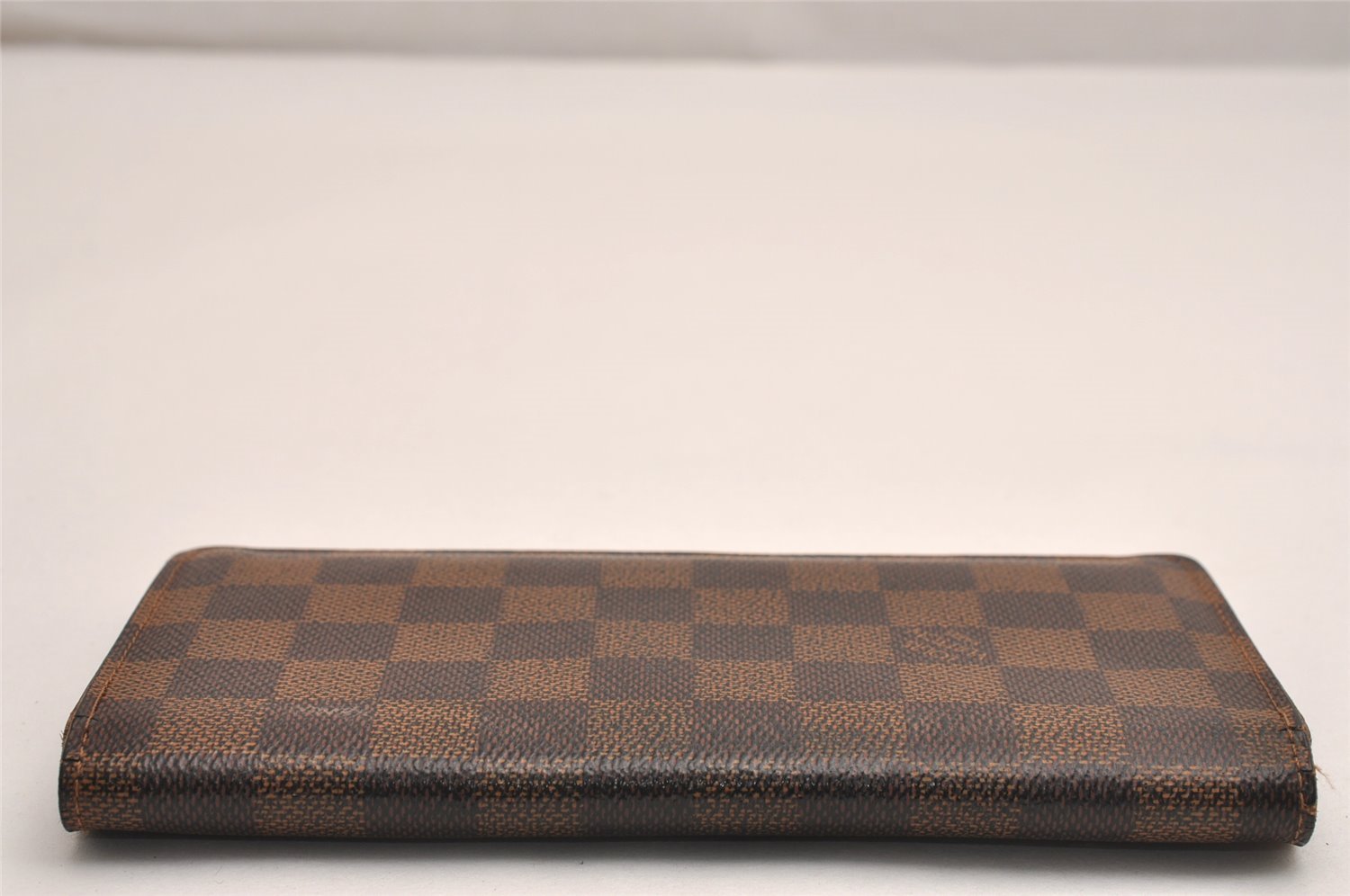 Authentic Louis Vuitton Damier Portefeuille Brazza Long Wallet N60017 LV 3827J