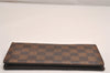 Authentic Louis Vuitton Damier Portefeuille Brazza Long Wallet N60017 LV 3827J