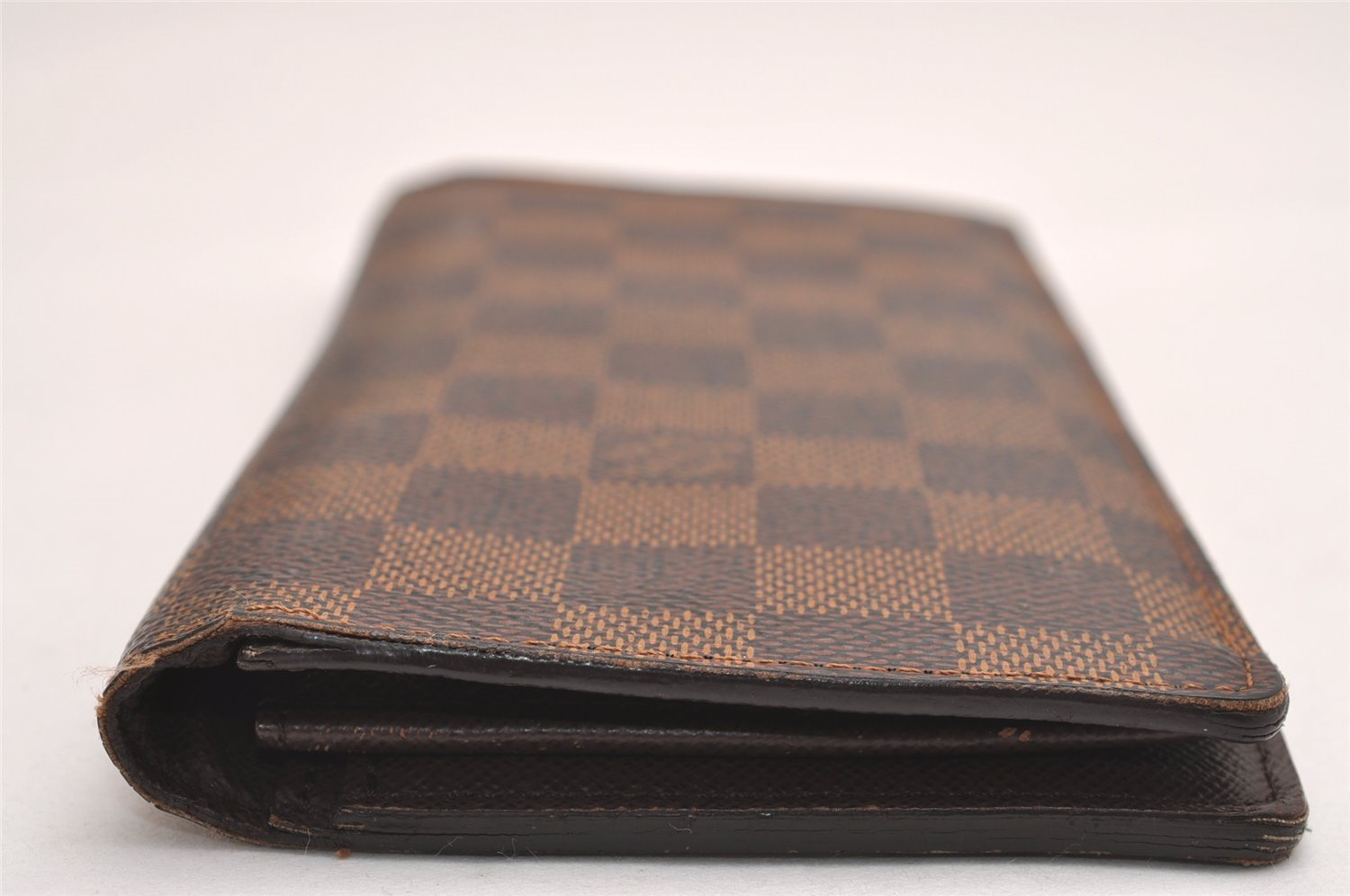 Authentic Louis Vuitton Damier Portefeuille Brazza Long Wallet N60017 LV 3827J