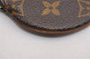 Authentic Louis Vuitton Monogram Porte Monnaie Rond Coin Purse M61926 LV 3828J