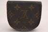 Auth Louis Vuitton Monogram Porte Monnaie Gousset M61970 Coin Purse Junk 3829J