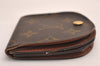 Auth Louis Vuitton Monogram Porte Monnaie Gousset M61970 Coin Purse Junk 3829J