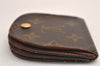 Auth Louis Vuitton Monogram Porte Monnaie Gousset M61970 Coin Purse Junk 3829J