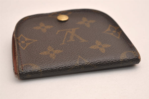 Auth Louis Vuitton Monogram Porte Monnaie Gousset M61970 Coin Purse Junk 3829J