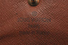 Auth Louis Vuitton Monogram Porte Monnaie Gousset M61970 Coin Purse Junk 3829J