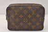 Auth Louis Vuitton Monogram Trousse Toilette 18 Clutch Hand Bag Old Model 3829K