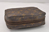 Auth Louis Vuitton Monogram Trousse Toilette 18 Clutch Hand Bag Old Model 3829K