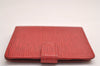 Authentic Louis Vuitton Epi Porte Billets Compact Wallet Red M63557 LV 3830J