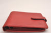 Authentic Louis Vuitton Epi Porte Billets Compact Wallet Red M63557 LV 3830J