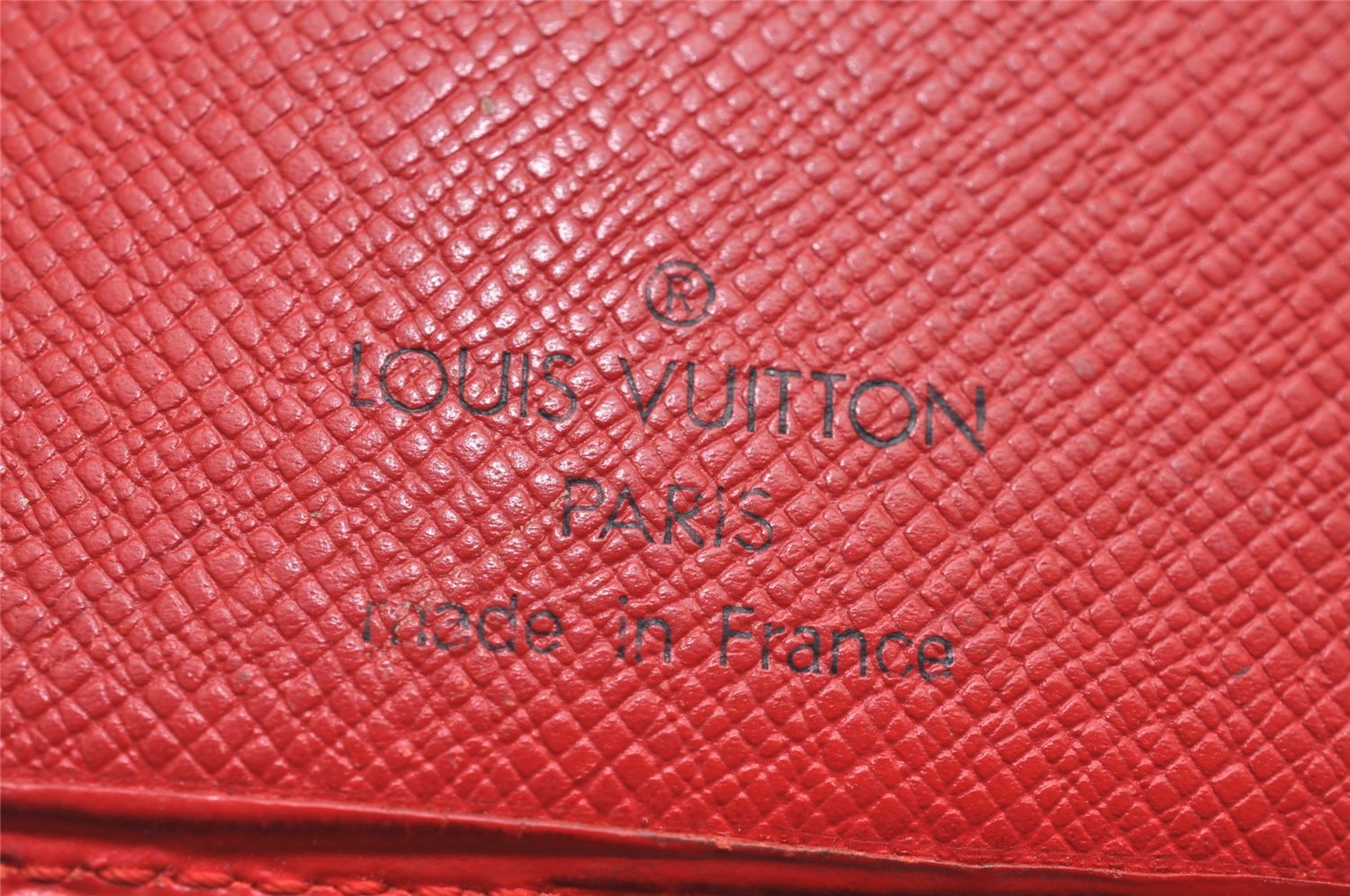 Authentic Louis Vuitton Epi Porte Billets Compact Wallet Red M63557 LV 3830J