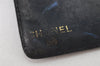 Authentic CHANEL Caviar Skin CC Logo Long Bifold Wallet Purse Black 3830K