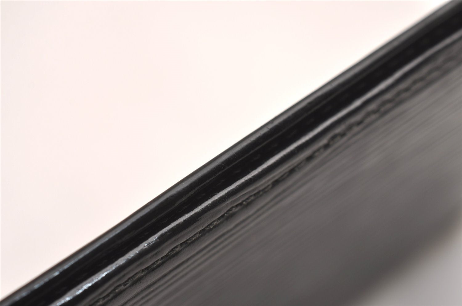 Auth Louis Vuitton Epi Porte 2 Cartes Vertical Card Pass Case M63202 Black 3831J