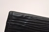Auth Louis Vuitton Epi Porte 2 Cartes Vertical Card Pass Case M63202 Black 3831J