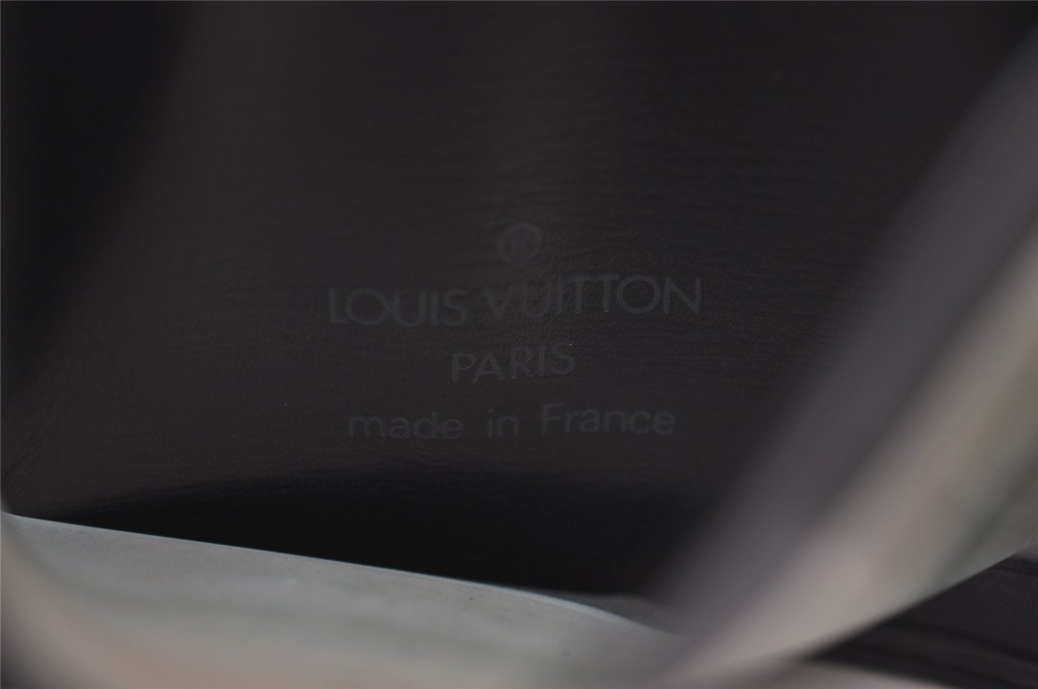 Auth Louis Vuitton Epi Porte 2 Cartes Vertical Card Pass Case M63202 Black 3831J