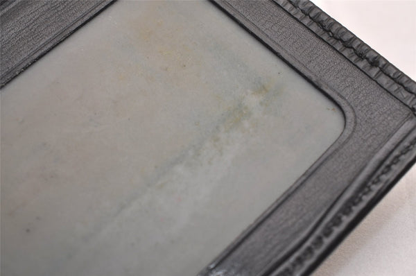 Auth Louis Vuitton Epi Porte 2 Cartes Vertical Card Pass Case M63202 Black 3831J