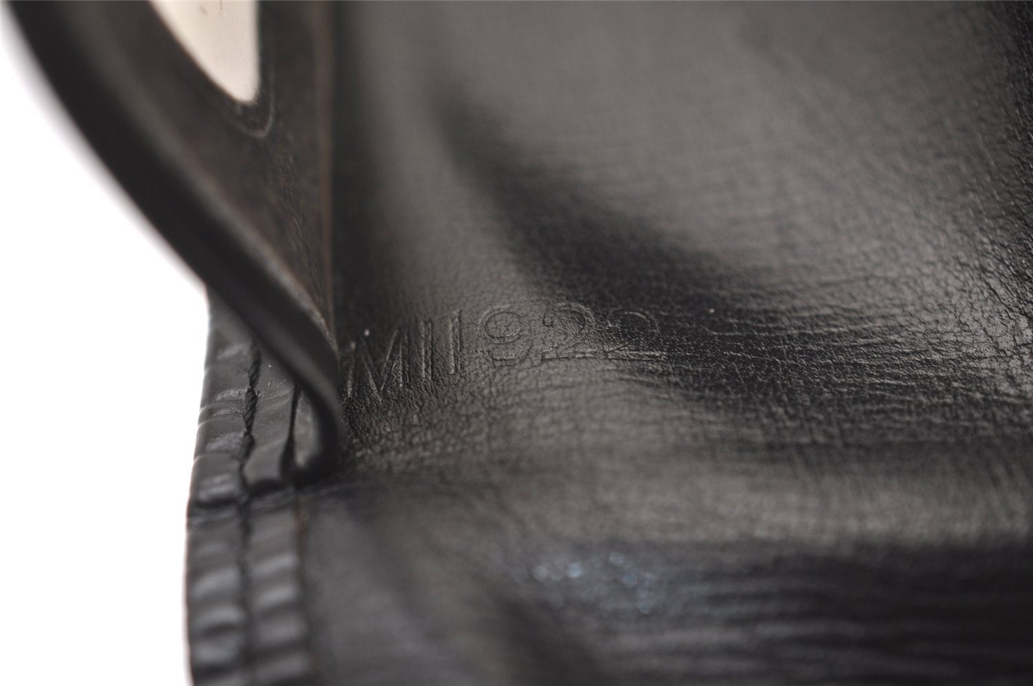 Auth Louis Vuitton Epi Porte 2 Cartes Vertical Card Pass Case M63202 Black 3831J